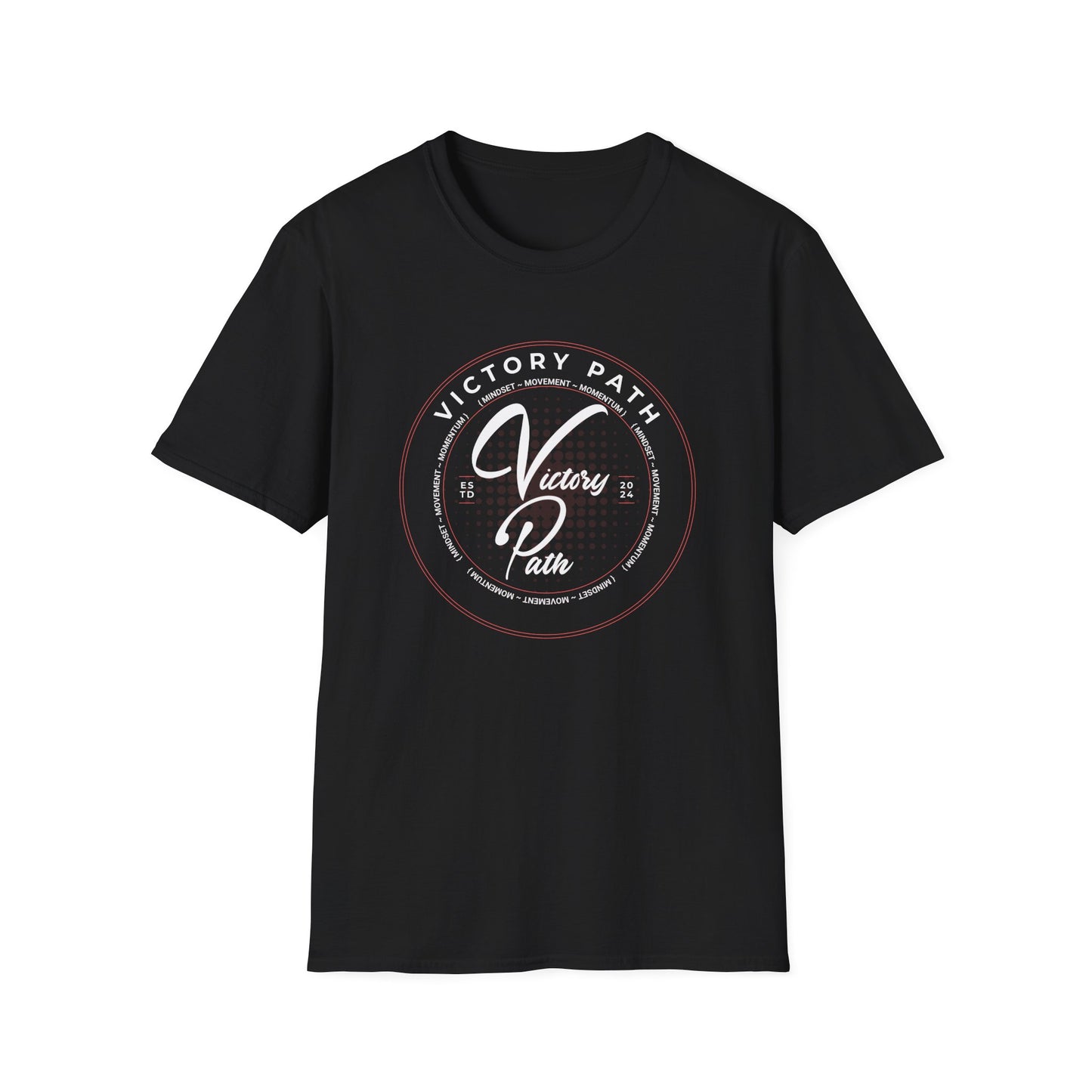 Victory Path Emblem Tee – Mindset. Movement. Momentum."