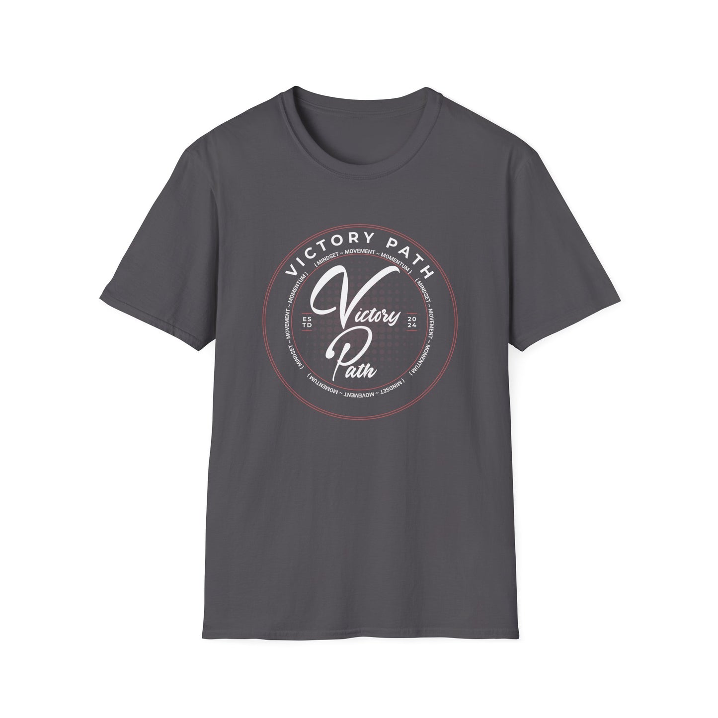 Victory Path Emblem Tee – Mindset. Movement. Momentum."