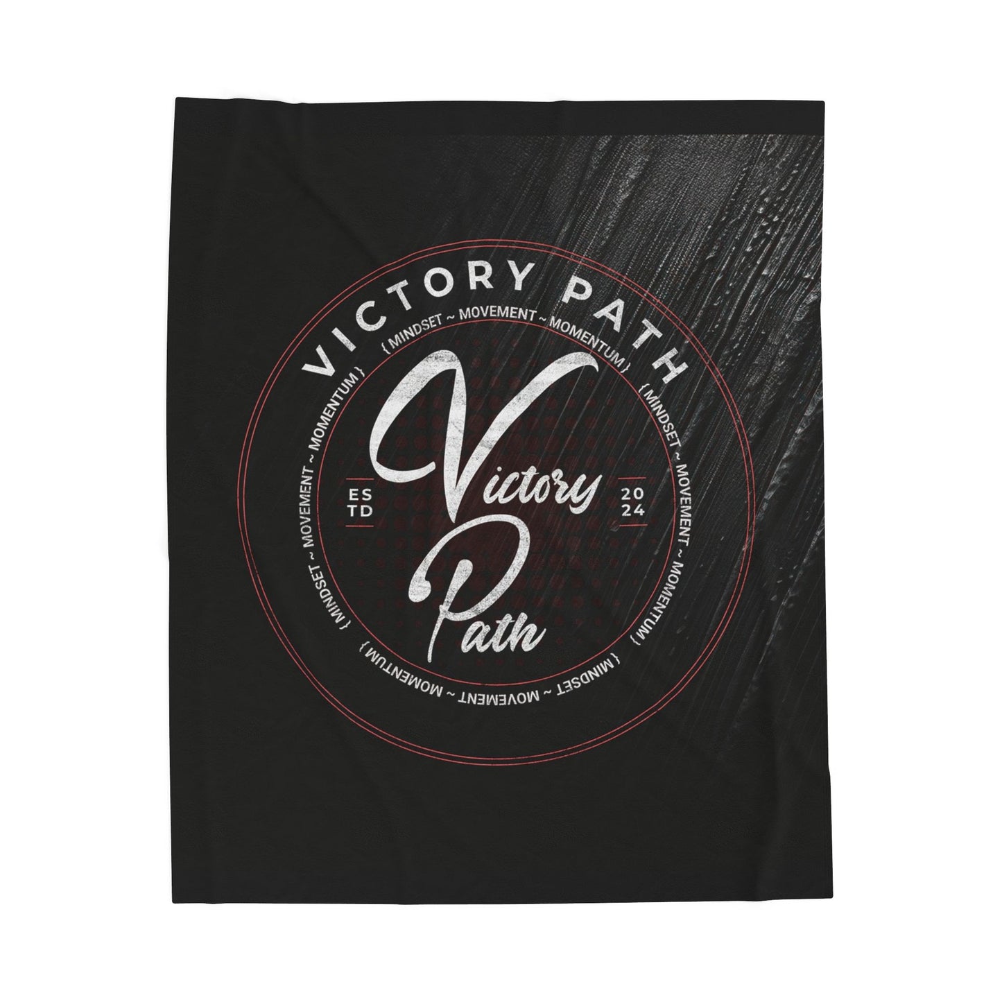 Cozy Velveteen Plush Blanket - Victory Path Throw for Comfort