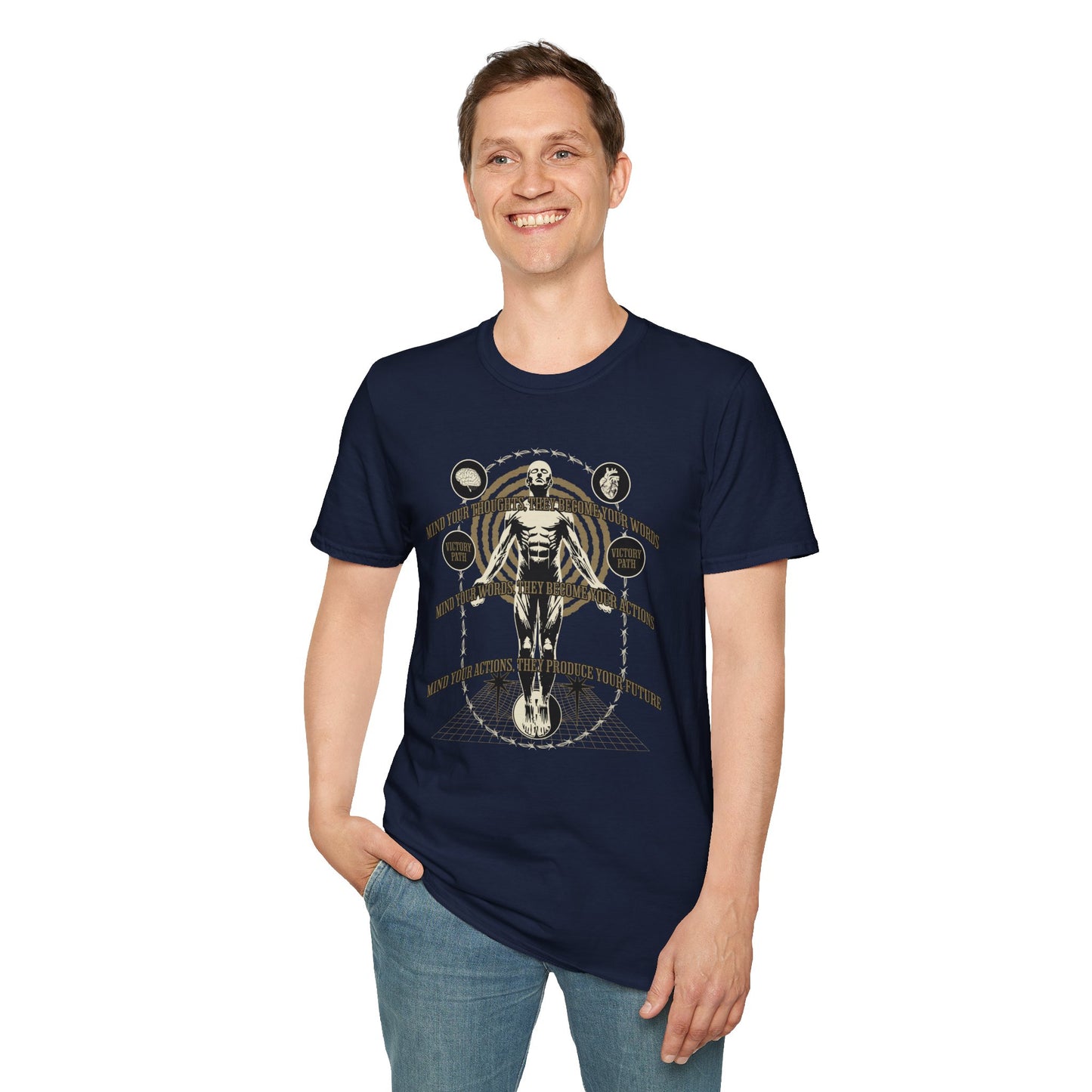 "Mind Your Thoughts" – Motivational Mindset & Success T-Shirt