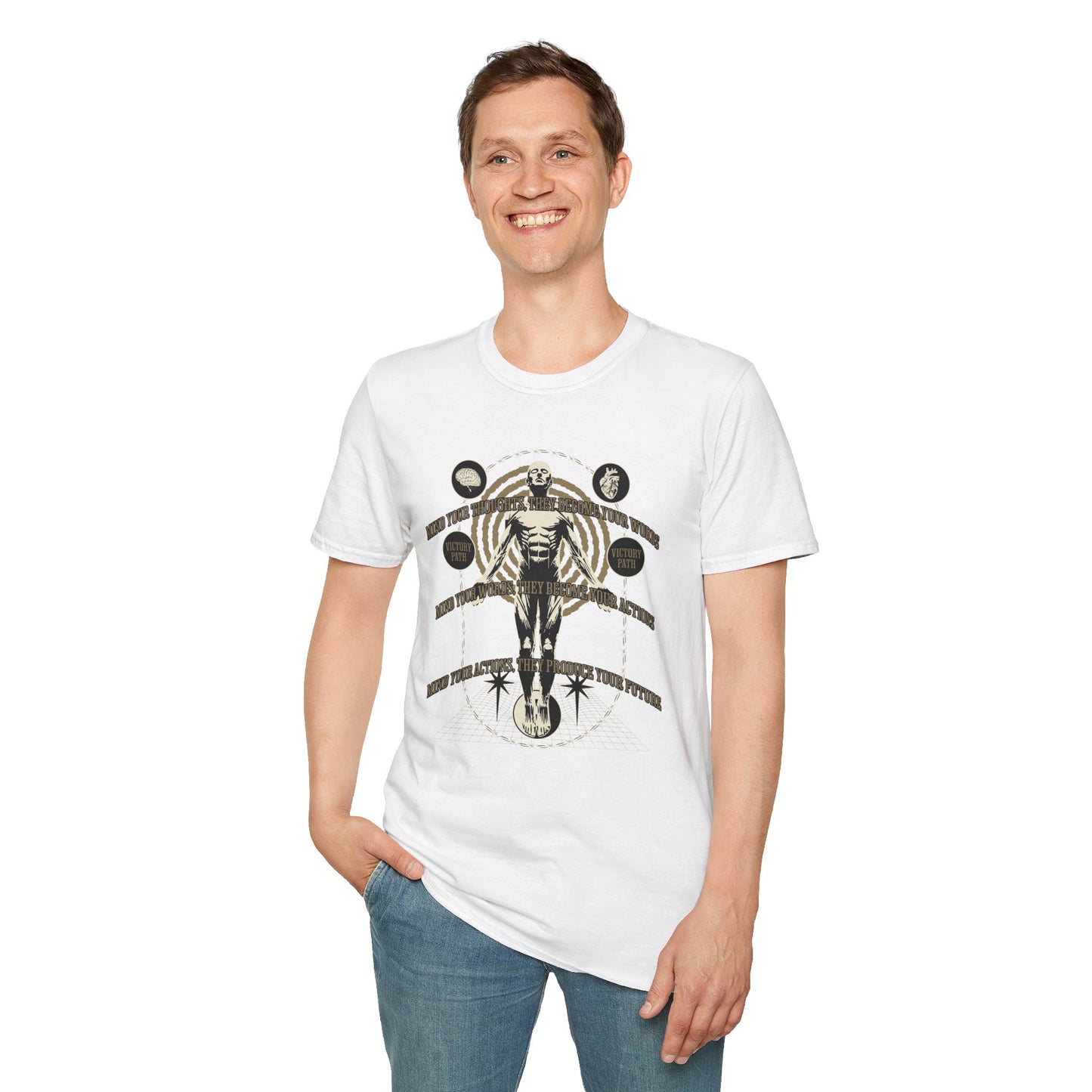 "Mind Your Thoughts" – Motivational Mindset & Success T-Shirt