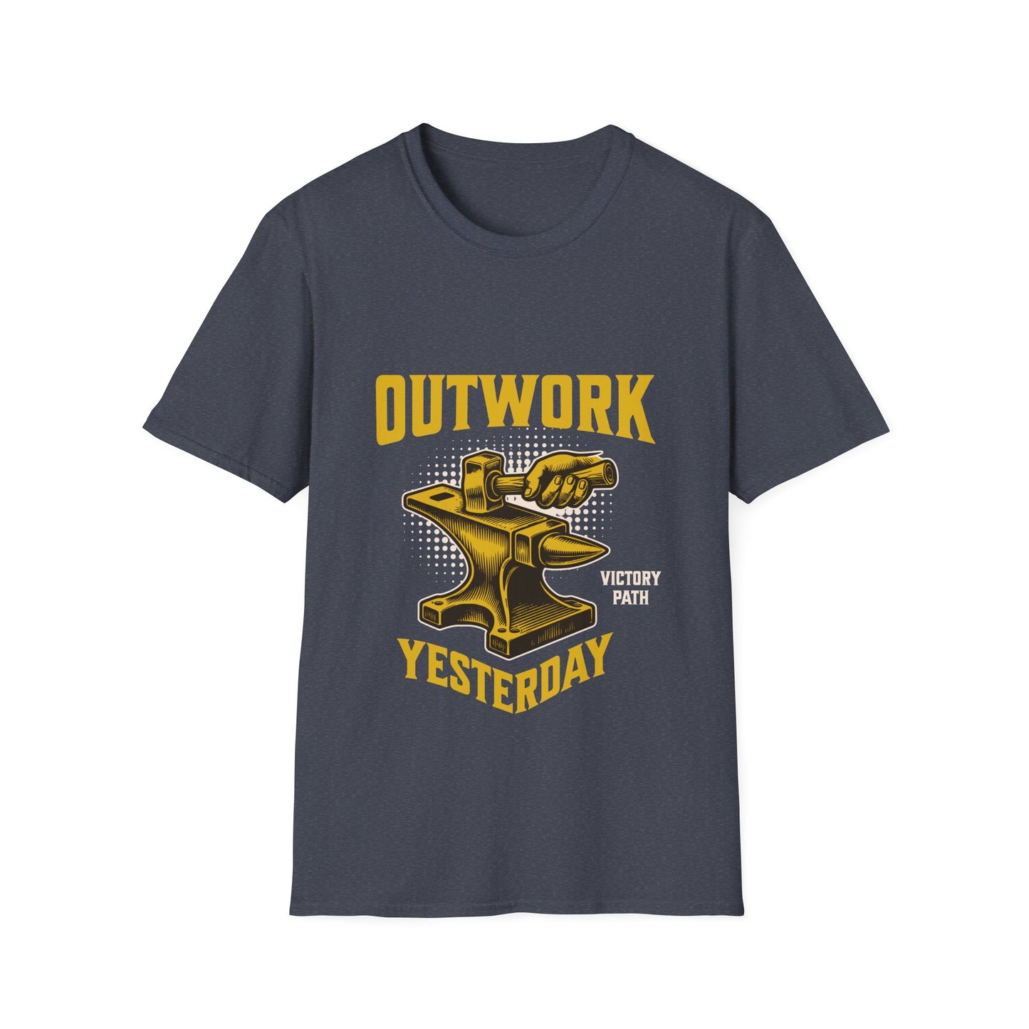 "Outwork Yesterday" – Hard Work & Hustle Motivational T-Shirt