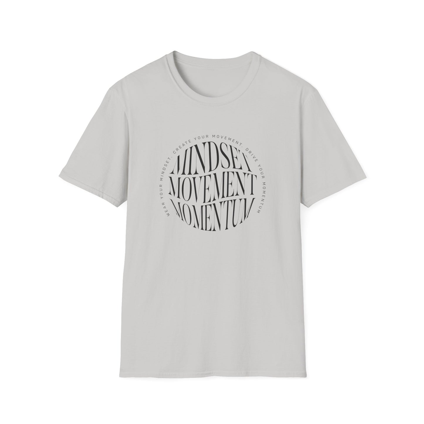 "Mindset, Movement, Momentum" – Motivation in Motion T-Shirt
