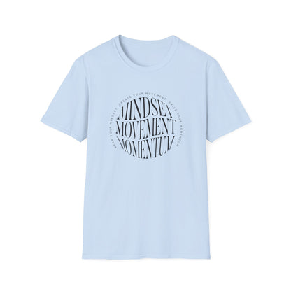 "Mindset, Movement, Momentum" – Motivation in Motion T-Shirt