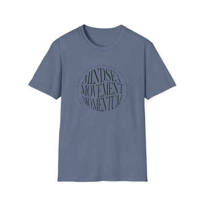 "Mindset, Movement, Momentum" – Motivation in Motion T-Shirt