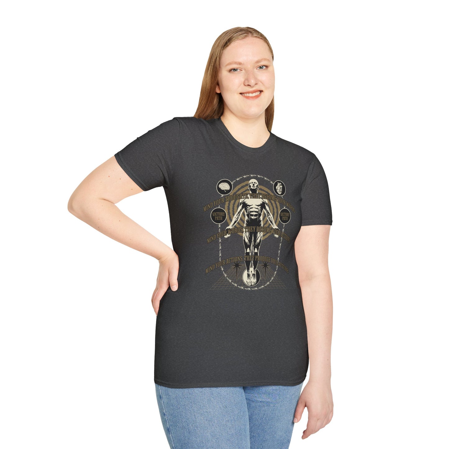 "Mind Your Thoughts" – Motivational Mindset & Success T-Shirt