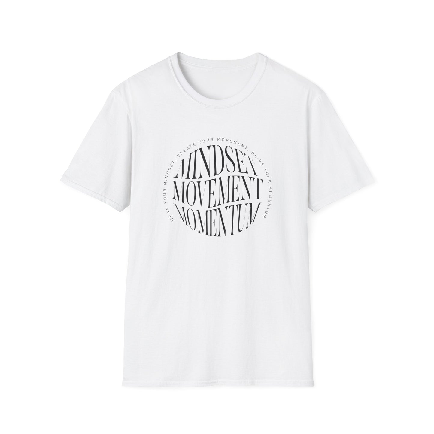 "Mindset, Movement, Momentum" – Motivation in Motion T-Shirt