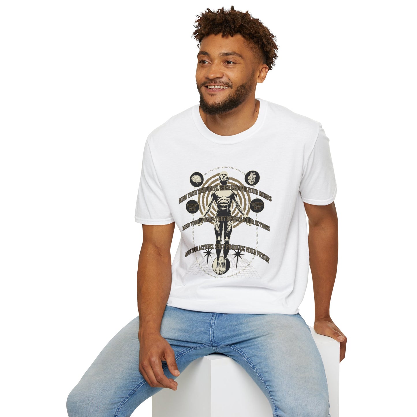 "Mind Your Thoughts" – Motivational Mindset & Success T-Shirt