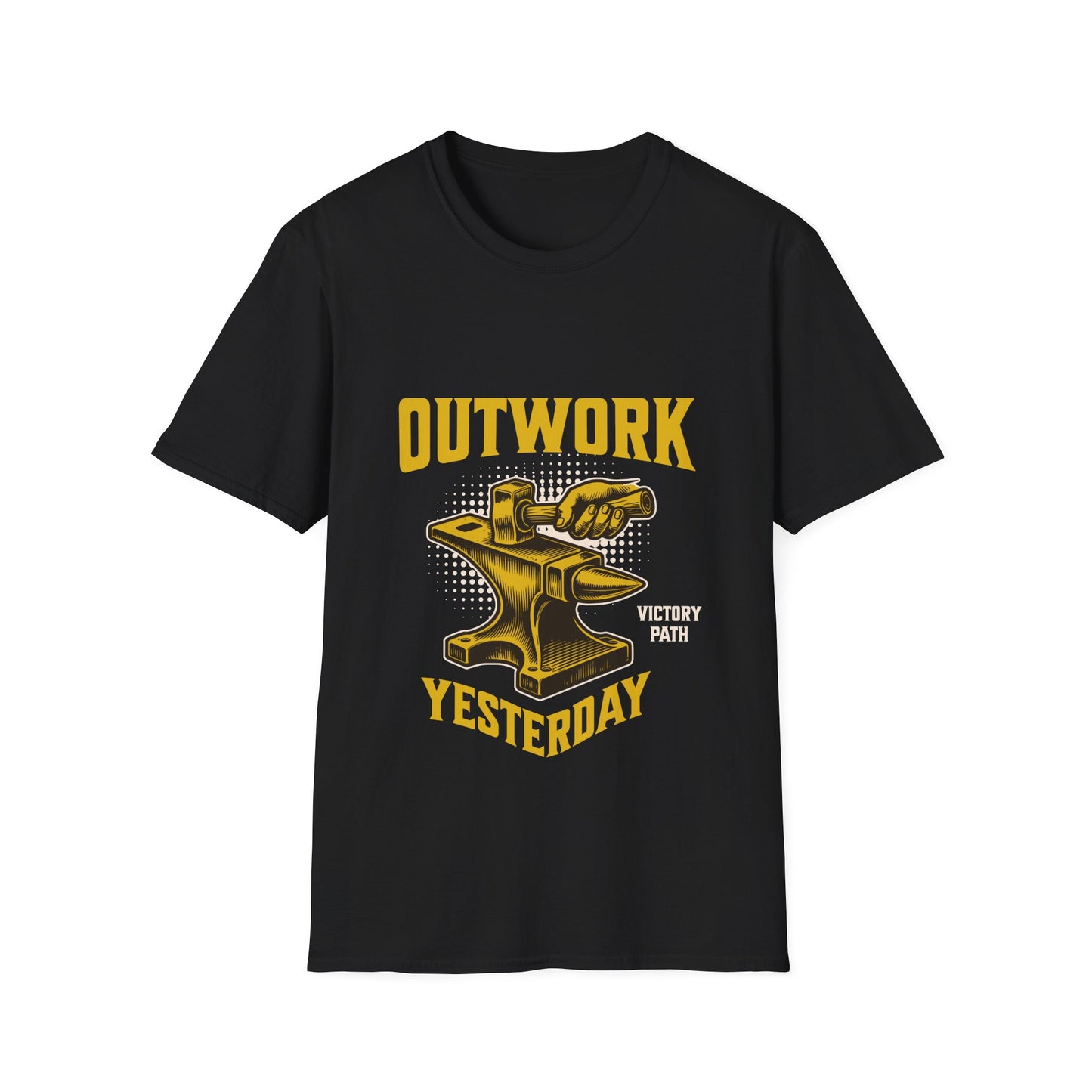 "Outwork Yesterday" – Hard Work & Hustle Motivational T-Shirt