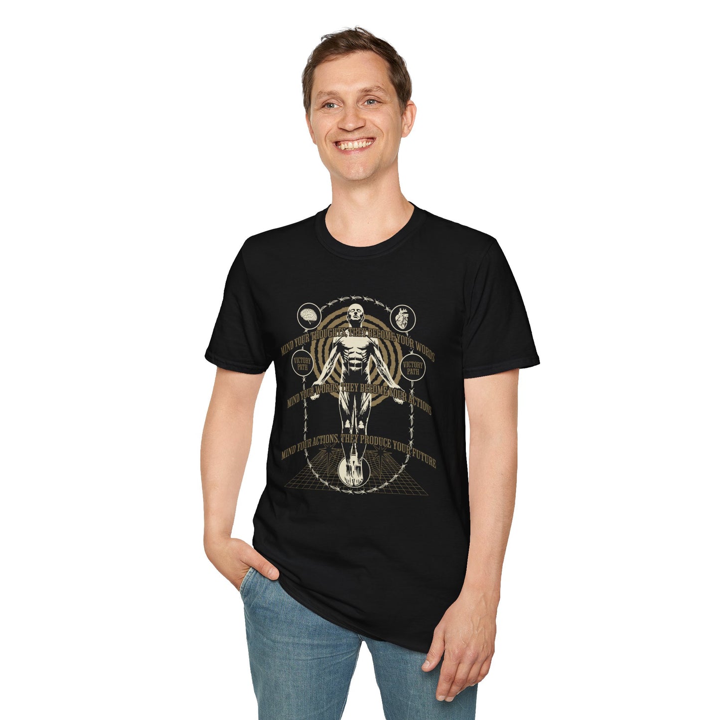 "Mind Your Thoughts" – Motivational Mindset & Success T-Shirt