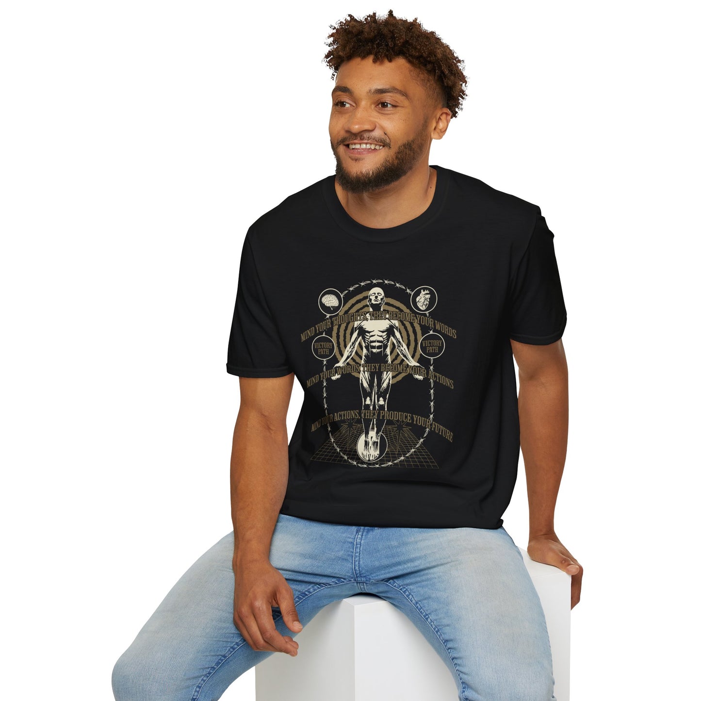 "Mind Your Thoughts" – Motivational Mindset & Success T-Shirt