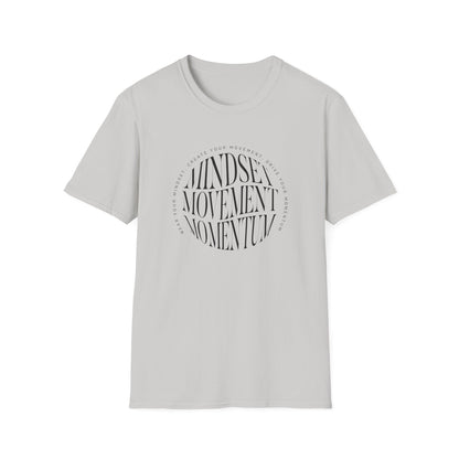 "Mindset, Movement, Momentum" – Motivation in Motion T-Shirt