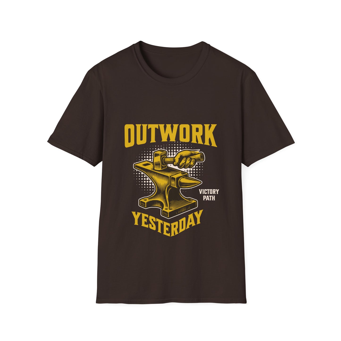 "Outwork Yesterday" – Hard Work & Hustle Motivational T-Shirt