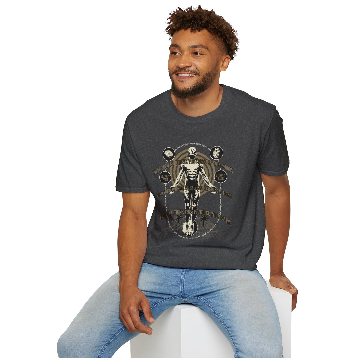 "Mind Your Thoughts" – Motivational Mindset & Success T-Shirt