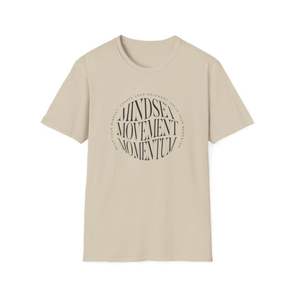 "Mindset, Movement, Momentum" – Motivation in Motion T-Shirt