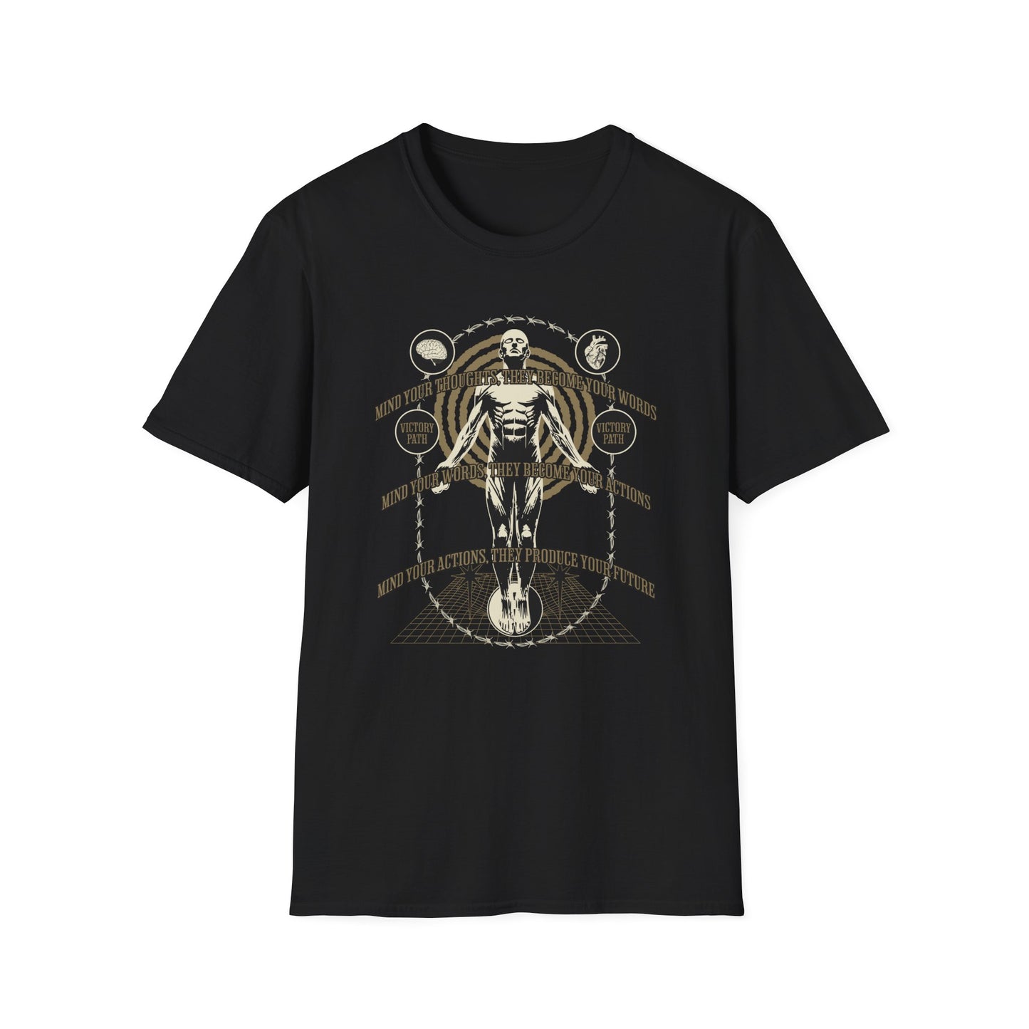 "Mind Your Thoughts" – Motivational Mindset & Success T-Shirt